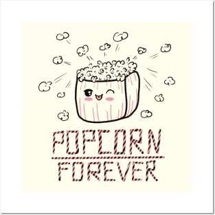 Popcorn forever Posters and Art